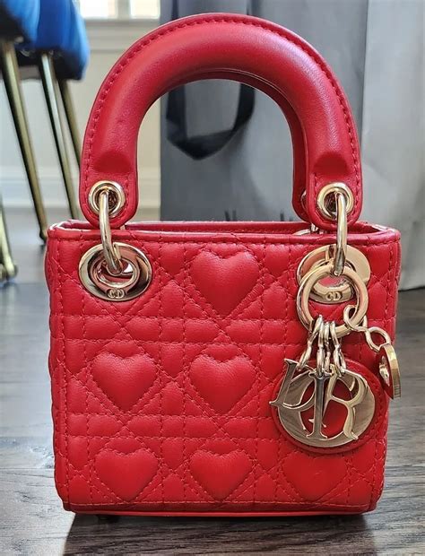 lady dior heart|lady dior small price.